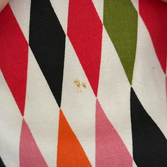 Pinup Couture Pinupgirl Clothing White Harlequin Skirt L - Picture 5 of 8